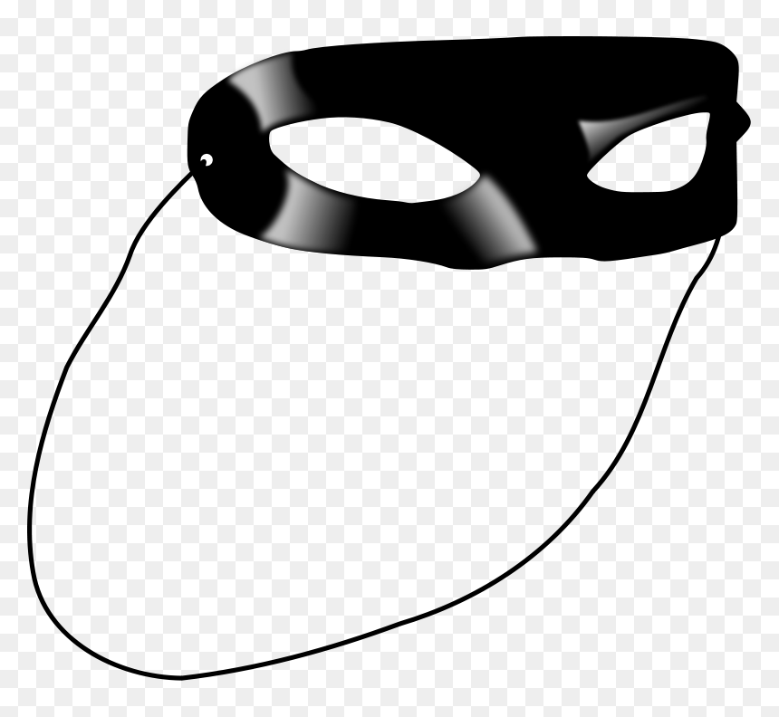 Lonerangermask - Domino Mask, HD Png Download - masquerade mask clipart png