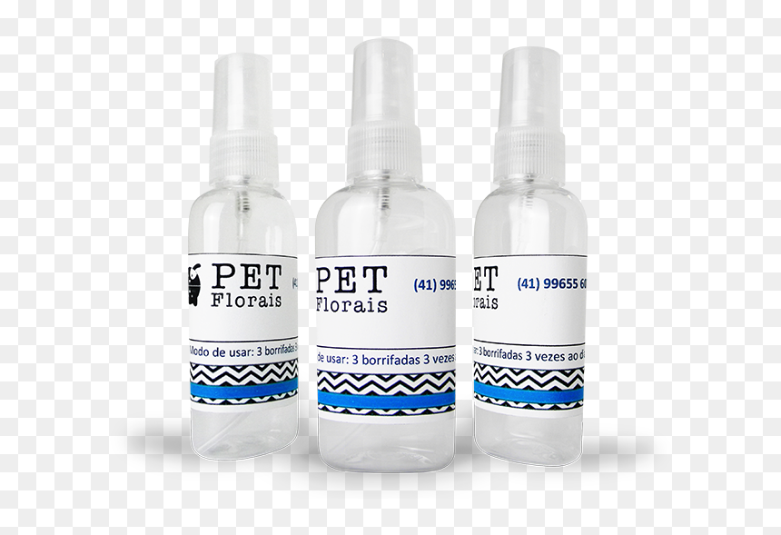 Spray Pet Florais - Glass Bottle, HD Png Download - florais png