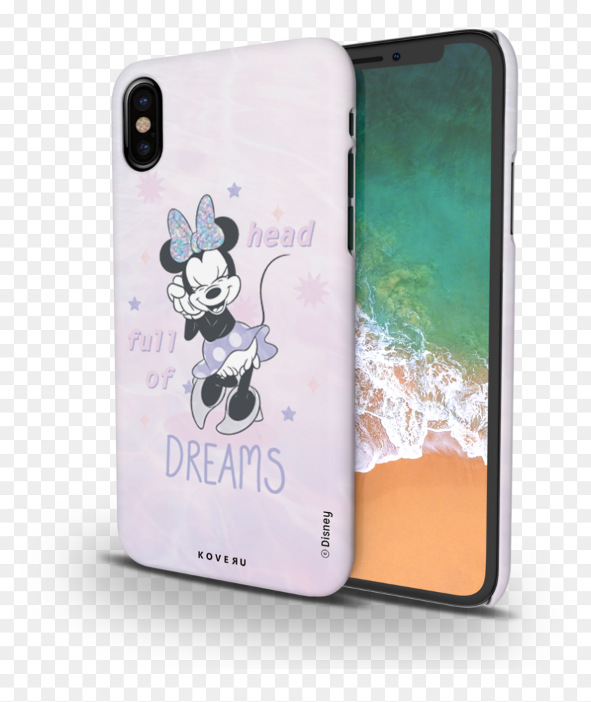 Head Full Of Dreams Cover Case For Iphone Xs - Science City, HD Png Download - minnie mouse head png