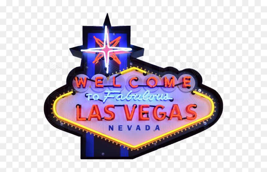 Welcome To Las Vegas Sign, HD Png Download - neon sign png