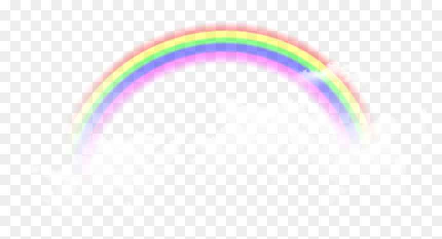 Rainbow, HD Png Download - clouds background png