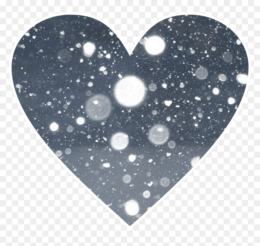 Is It Snowing Where You Live Add This Snow Effect Heart - Editing Heart Sticker, HD Png Download - snow effect png
