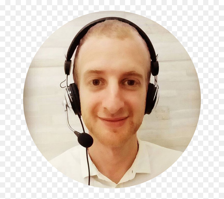 Online Teacher Profile - Headphones, HD Png Download - circle .png
