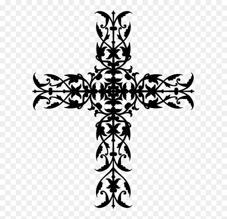 Christian Cross Tattoo Ornament Symbol - Christian Cross, HD Png Download - cross tattoo png