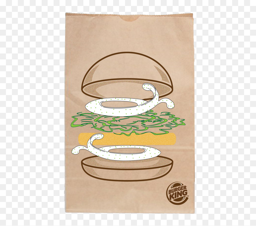 Burger King Bag Png - Burger King Bag Transparent, Png Download - burger king png