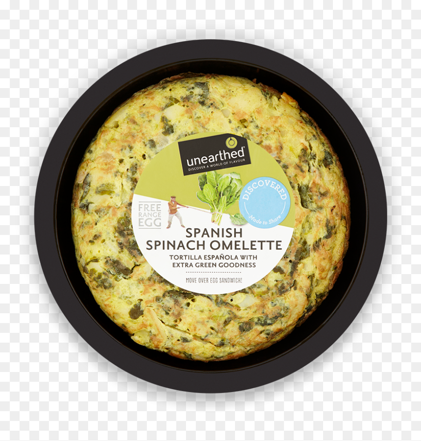 Unearthed Spanish Spinach Omelette, HD Png Download - omelette png