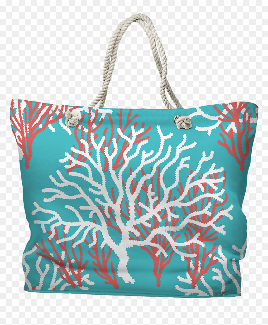 Nassau Coral Tote Bag, Png Download - Coral Painting, Transparent Png - doritos bag png
