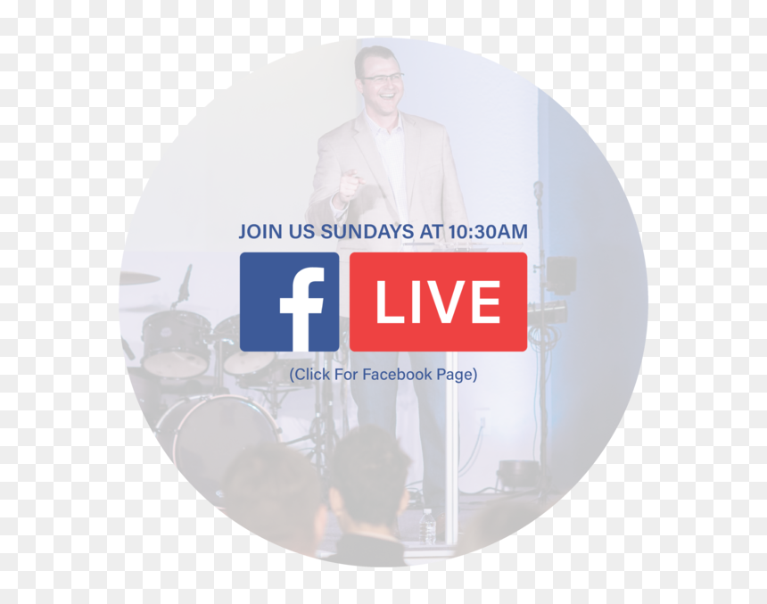 Facebook Live Cover - Circle, HD Png Download - circle .png