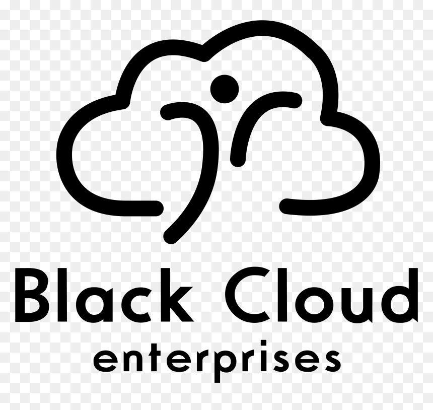 Black Cloud Enterprises - Line Art, HD Png Download - black cloud png