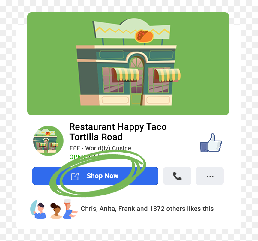 Facebook, HD Png Download - shop now button png