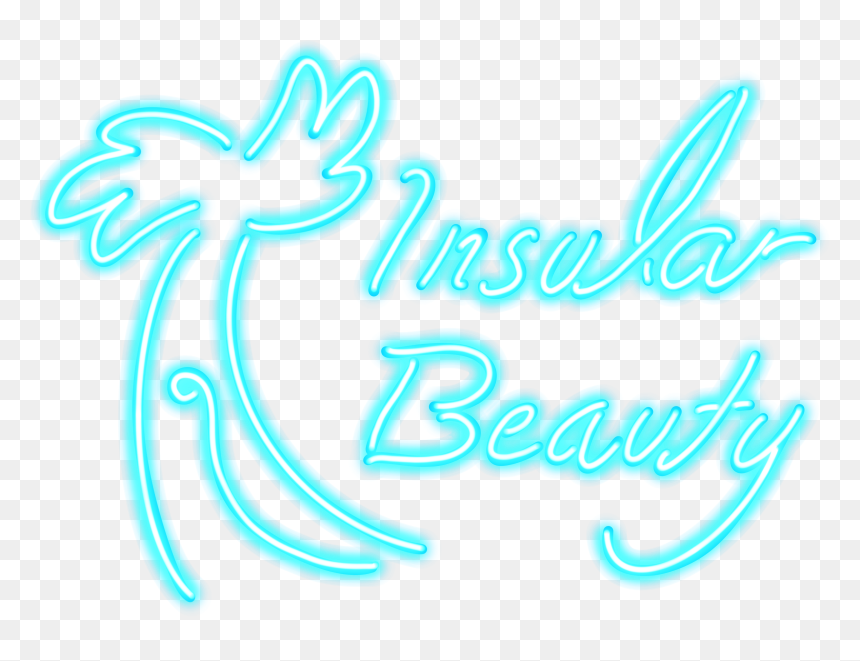 Insular Beauty Neon Sign, HD Png Download - neon sign png