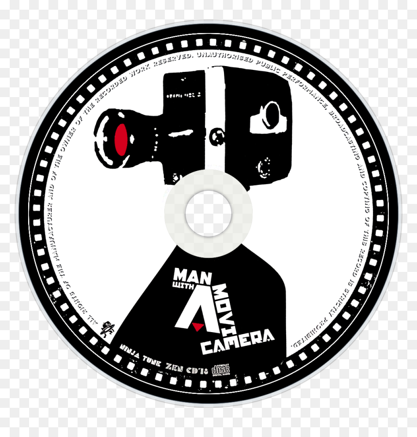 The Cinematic Orchestra Man With A Movie Camera Cd - Man With A Movie Camera Albüm, HD Png Download - movie camera png