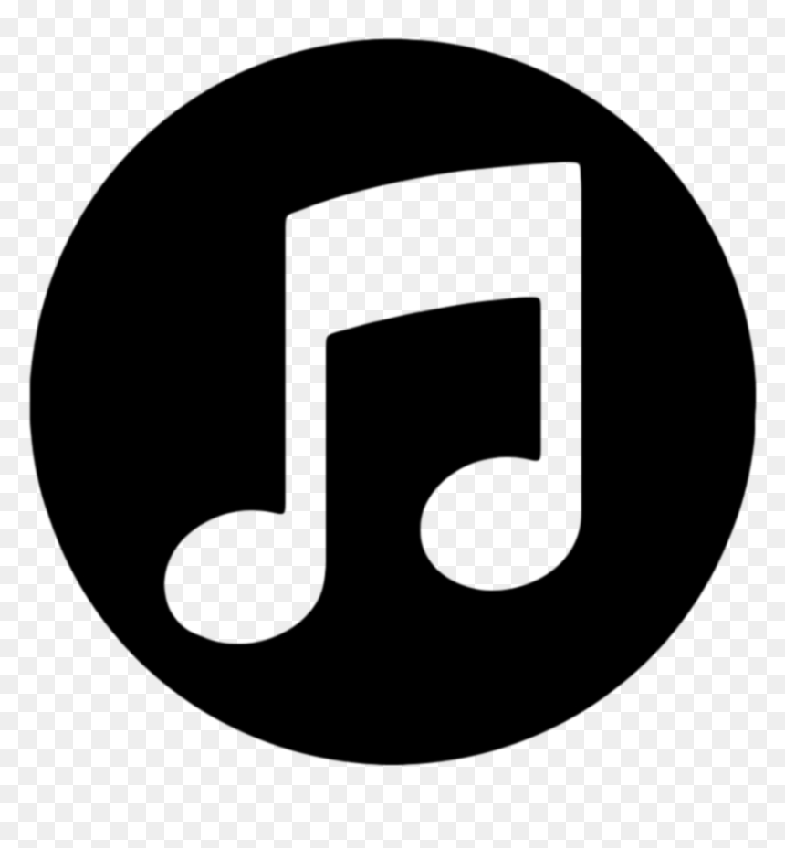 Música Logo Negro , Png Download - Logo De Spotify Negro Png, Transparent Png - spotify png logo
