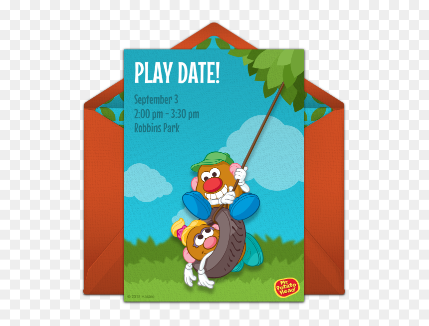 Mr Potato Head Invitation, HD Png Download - mr potato head png