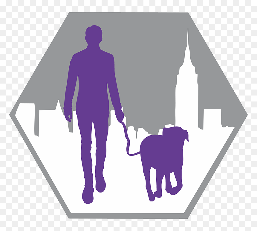 Transparent People Walking Dog Png - Dog Walking, Png Download - people walking dog png
