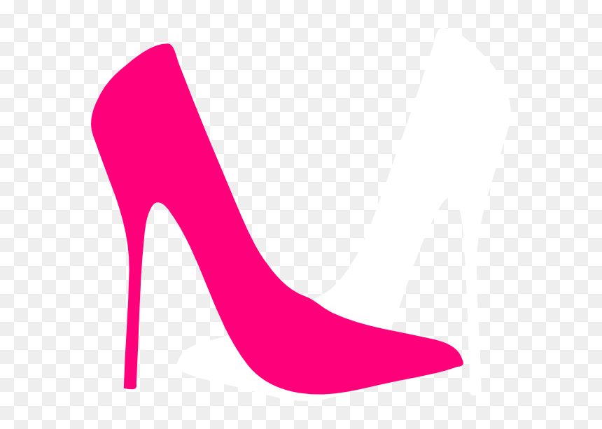 Blue High Heels Clipart - Pink Heel Clipart, HD Png Download - high heels png