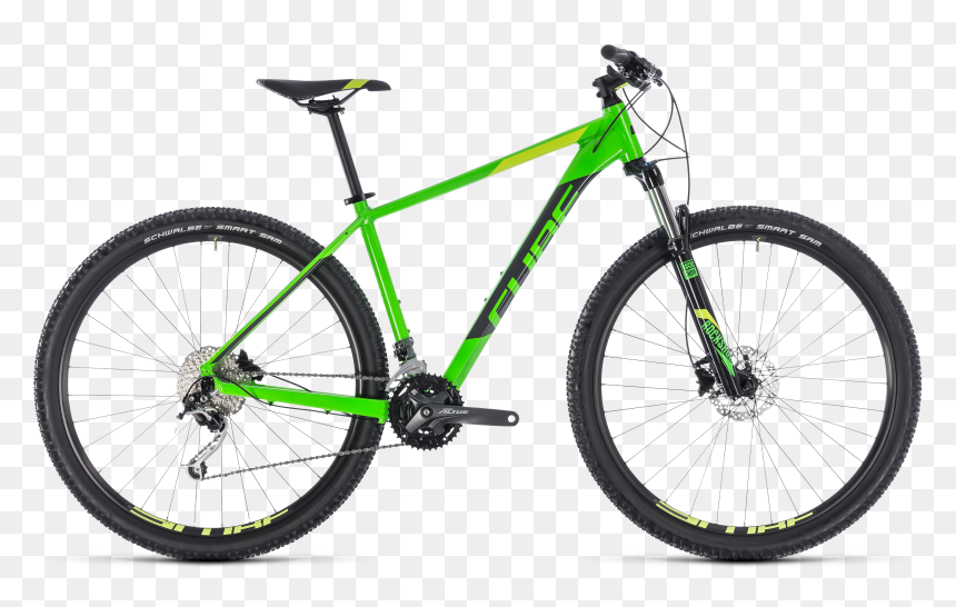Mountain Bike Png Image File - Cube Analog 2018 Green, Transparent Png - mountain bike png