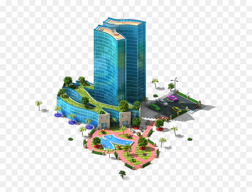 Megapolis Buildings, HD Png Download - city buildings png