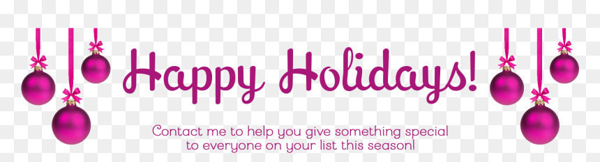Calligraphy, HD Png Download - happy holidays banner png