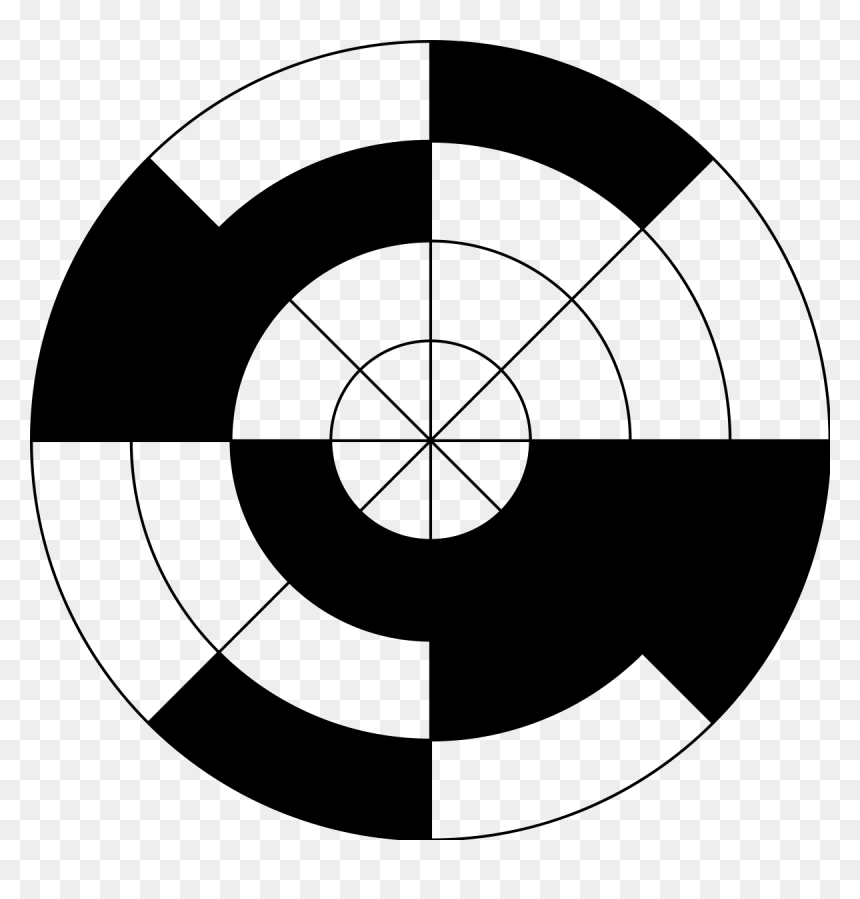 3 Bits Shaft Encoder, HD Png Download - binary code png