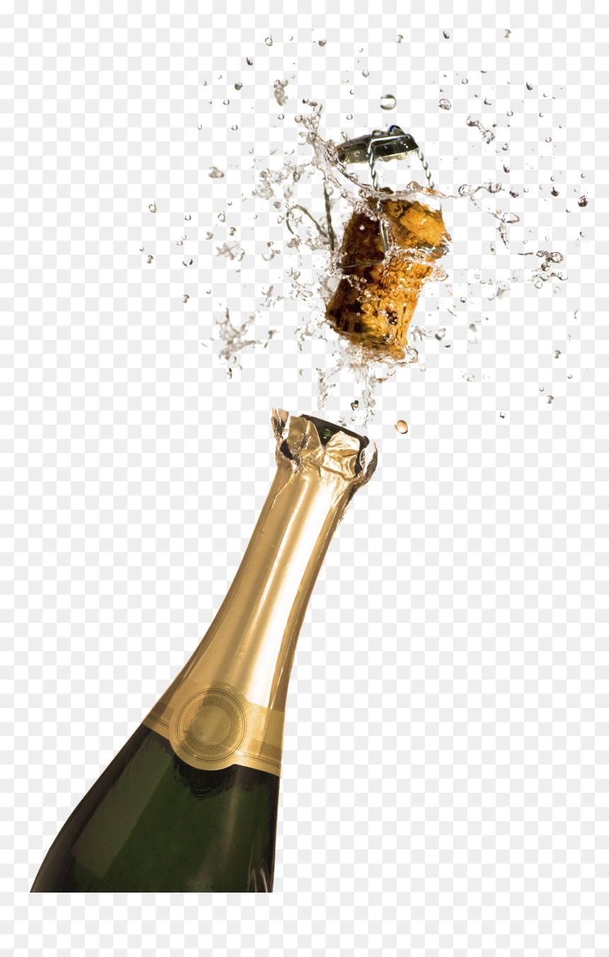Champagne Popping Png - Champagne Bottle Popping Png, Transparent Png - champagne popping png