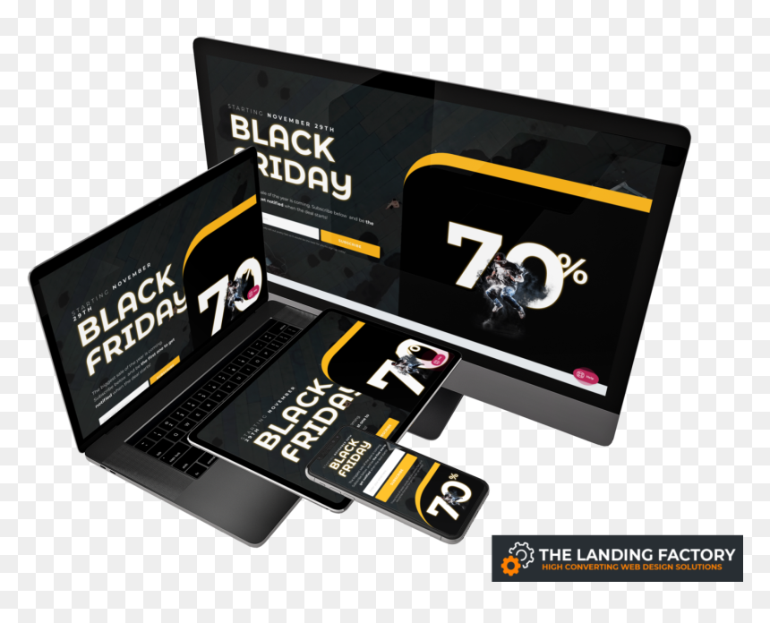 Black Friday Announcement Page Mockup - Graphic Design, HD Png Download - announcement png