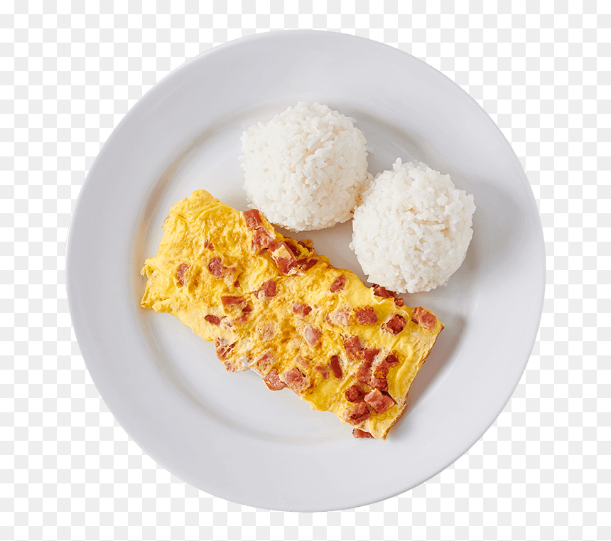 Portuguese Sausage Omelette - Steamed Rice, HD Png Download - omelette png