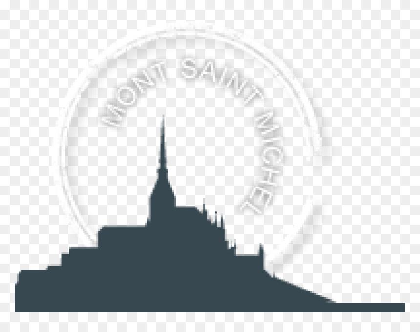 Mont Saint-michel, Hd Png Download - Mont Saint Michel, Transparent Png - disney castle silhouette png