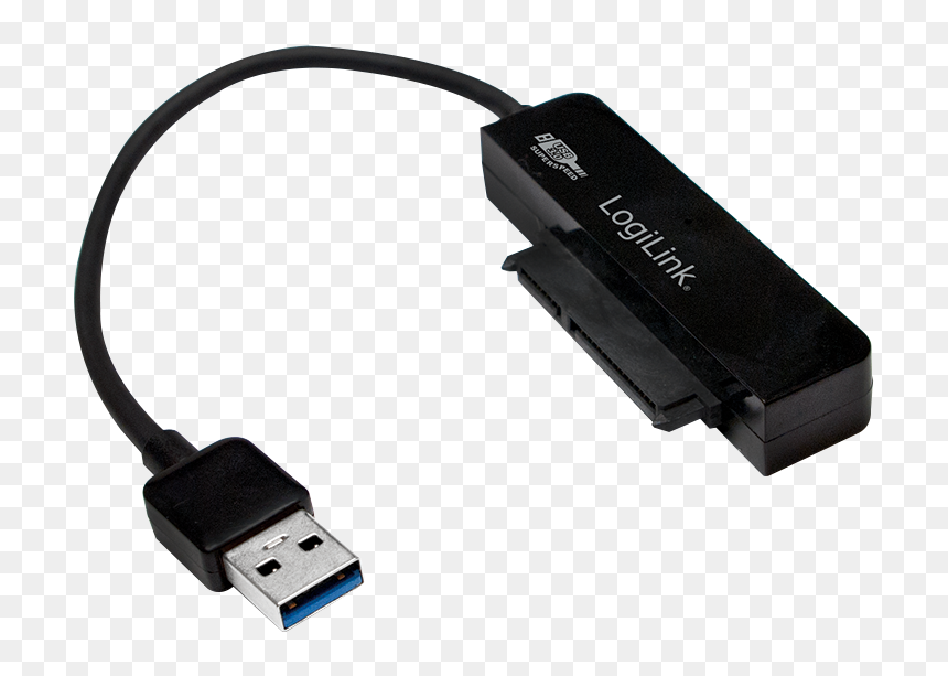 Logilink Adapter Usb 2.0 To Sata, HD Png Download - usb png