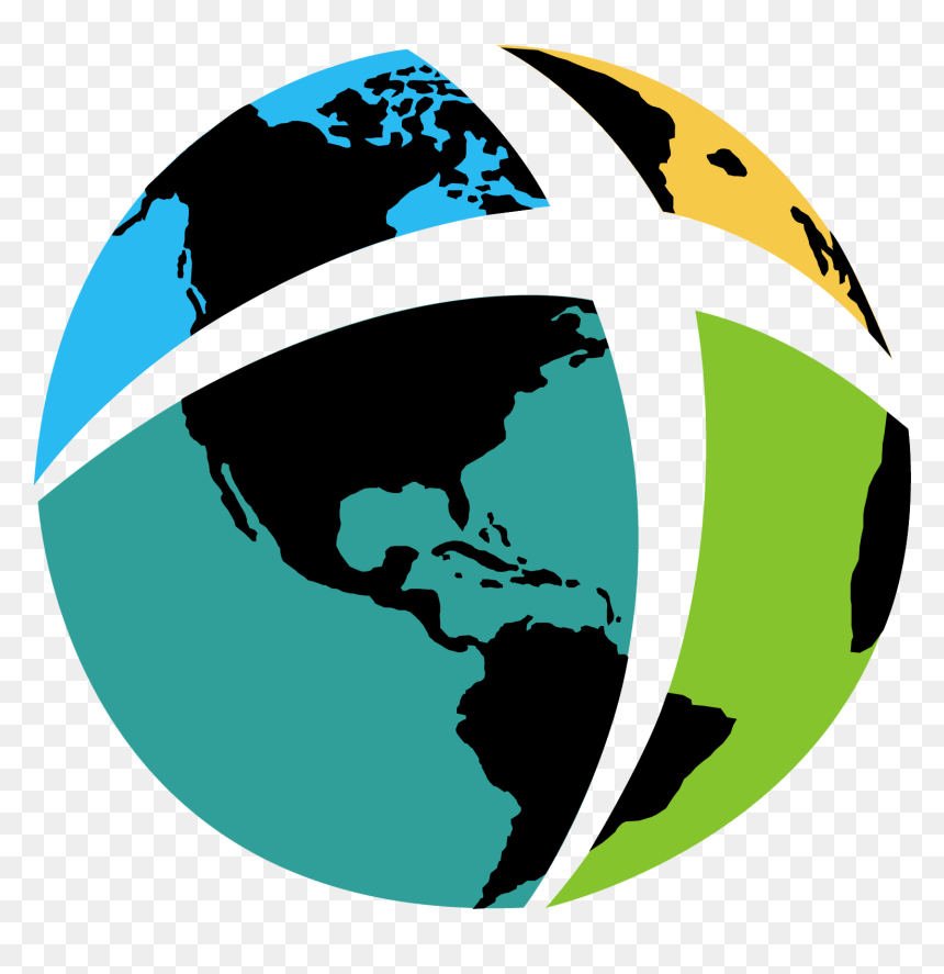 Intersecting Lines On Globe, HD Png Download - world globe png