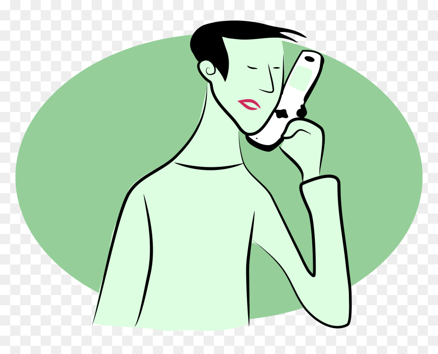 Mobile Chat Clip Arts - การ์ตูน โทรศัพท์ มือ ถือ, HD Png Download - chat png