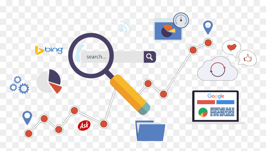 Seo Company In Delhi For The Best Online Ranking, Traffic, HD Png Download - seo png