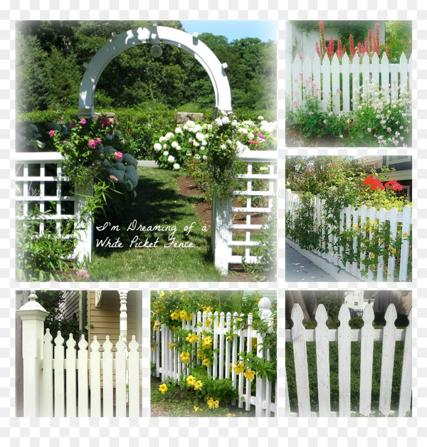 White Picket Fence, HD Png Download - white picket fence png