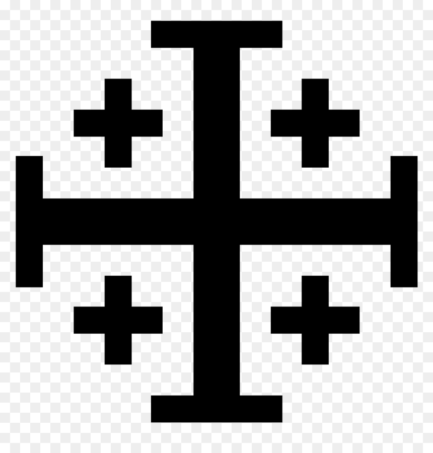 Symbol Of The Crusaders, HD Png Download - cross logo png