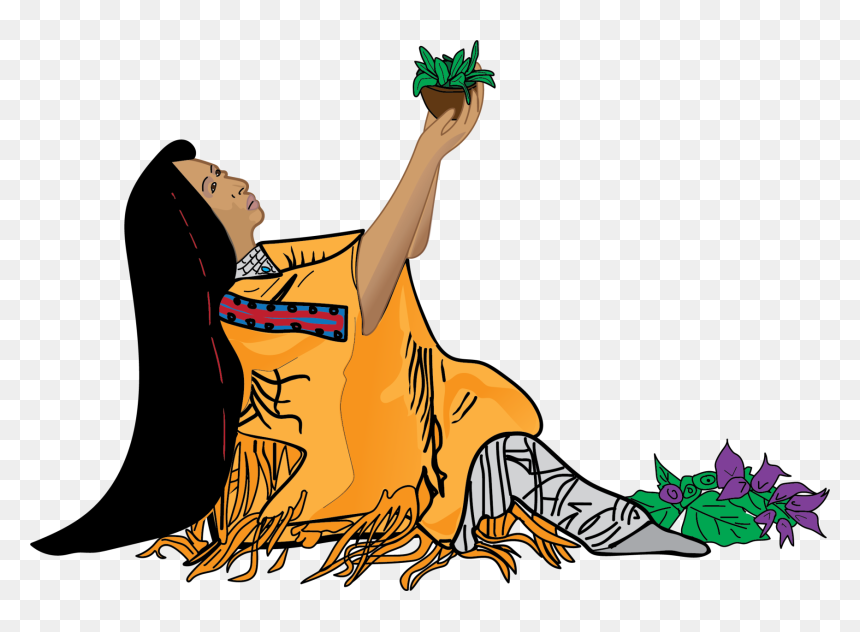 The Plant People - Illustration, HD Png Download - native american png