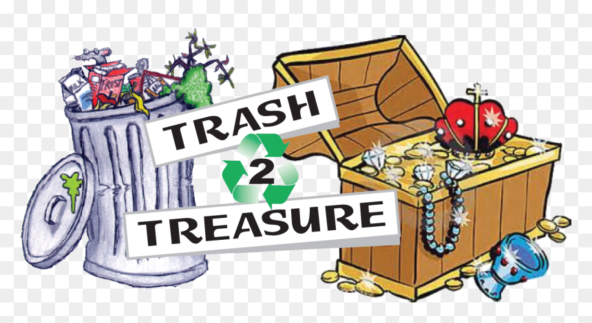 Transparent Yard Sale Png - Trash To Treasure Clipart, Png Download - yard sale png