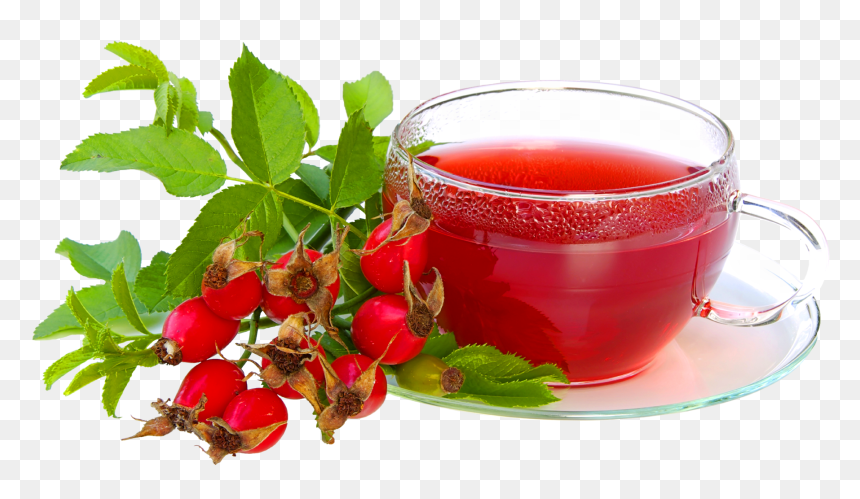 Green Tea Leaf With Cup - Rosehip Tea Png, Transparent Png - green tea png