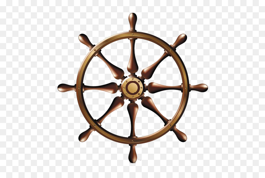 Ships Wheel Helmsman Clip Art - Ship Wheel Transparent Png, Png Download - ship wheel png