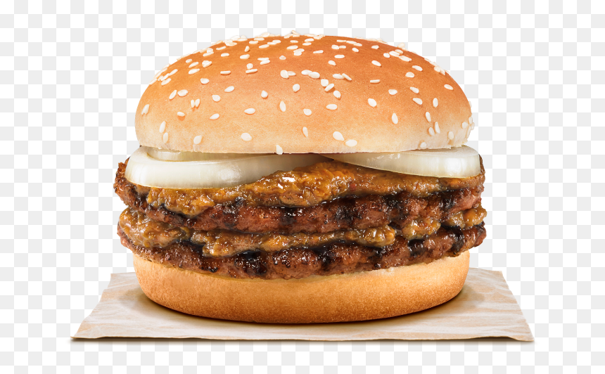 Rendang Burger, HD Png Download - burger king png