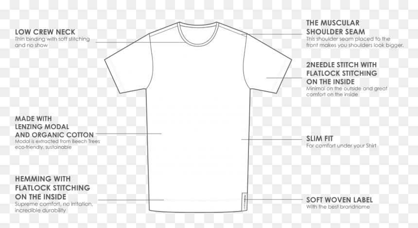 Monochrome, HD Png Download - white tshirt png