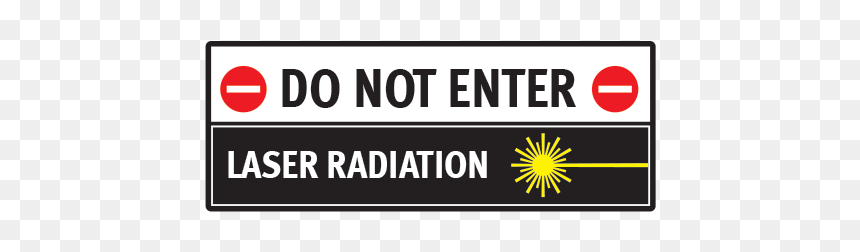 Do Not Enter Laser Radiation - Sign, HD Png Download - do not enter png