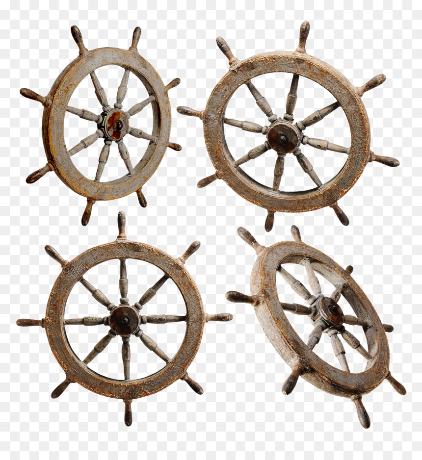 Anchors Vector, HD Png Download - ship wheel png