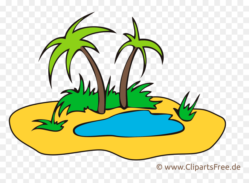 Palme Bilder Clipart 6 By Samantha - Oasis Clipart Png, Transparent Png - realistic blood drip png