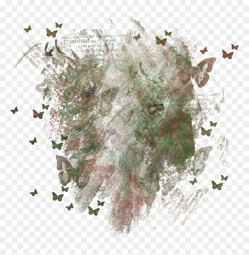 Butterfly Masked Texture - Illustration, HD Png Download - ice texture png
