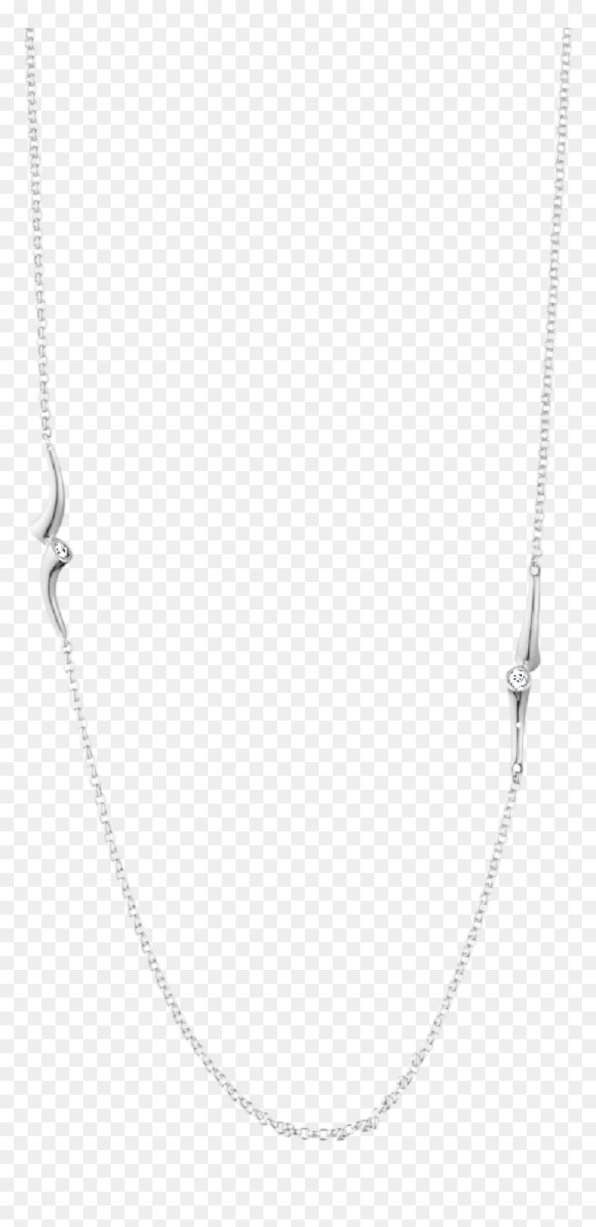 Magic Necklace - Georg Jensen Magic Necklace In White Gold, HD Png Download - necklace chain png