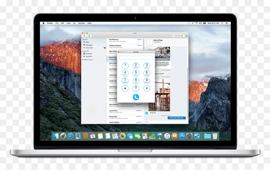 Mac-img - Your Phone App Mac, HD Png Download - mac laptop png