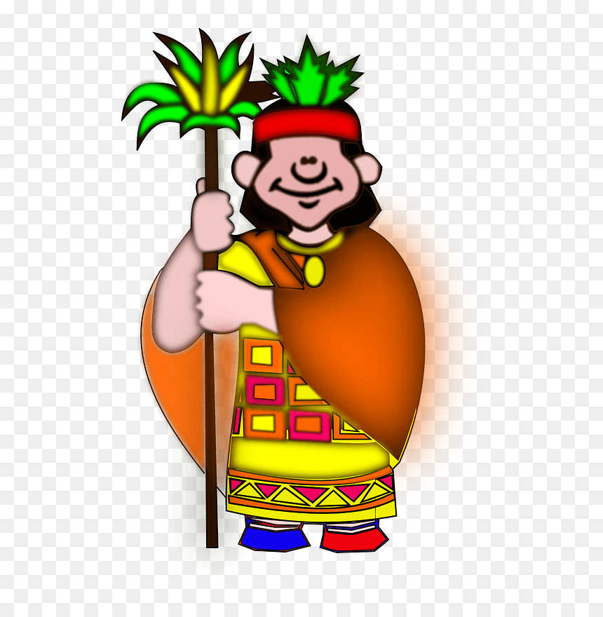 Native American Guy Clipart - Inca Cartoon, HD Png Download - native american png