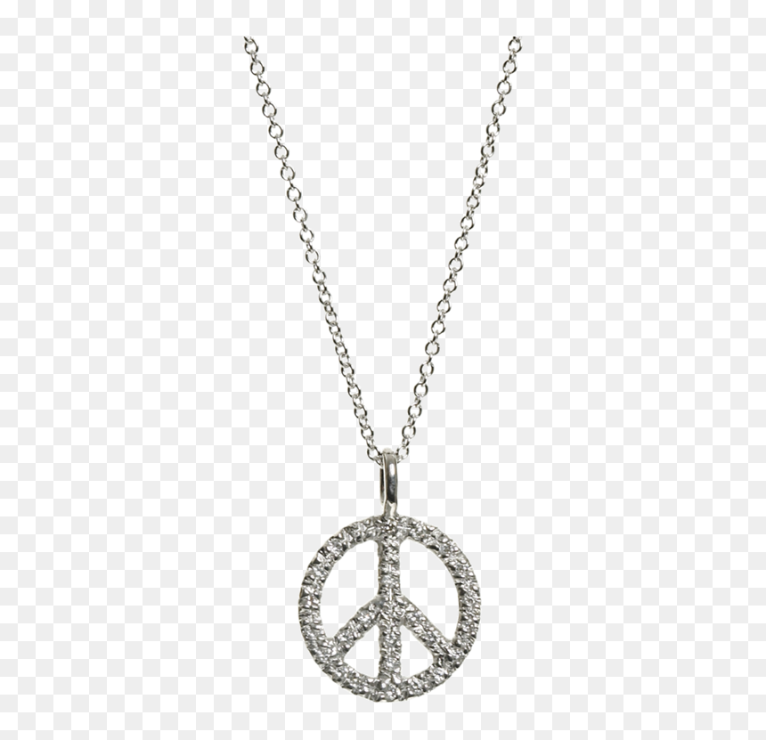 Ileana Makri Peace Necklace, HD Png Download - necklace chain png