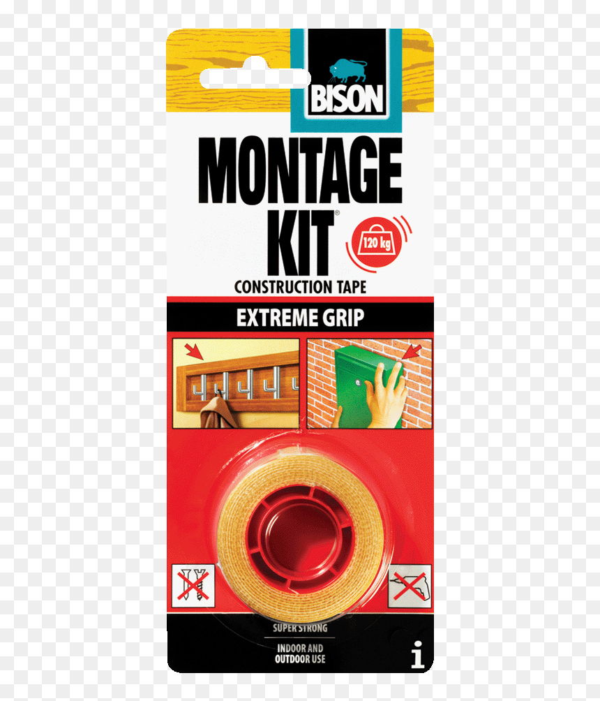 Montagekit® Extreme Grip Tape - Bison, HD Png Download - construction tape png