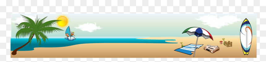 Beach Vector Pixabay, HD Png Download - sea png